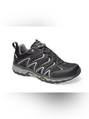 Eddie Bauer Men's Black and Gray Athletic Trail Shoe Size 13